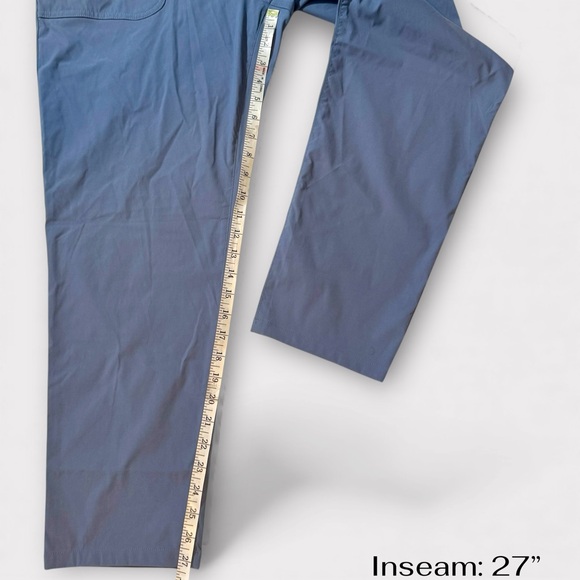 Eddie Bauer Horizon Straight Ankle Pant in Blue, Womens 14 - Picture 6 of 10